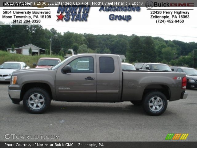 2013 GMC Sierra 1500 SLE Extended Cab 4x4 in Mocha Steel Metallic