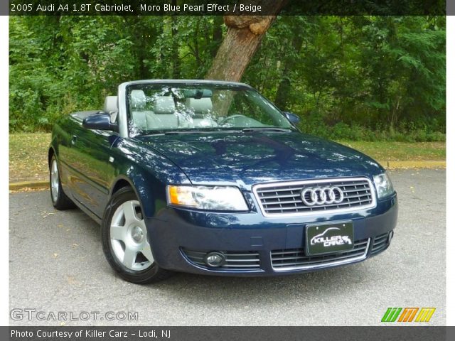 2005 Audi A4 1.8T Cabriolet in Moro Blue Pearl Effect