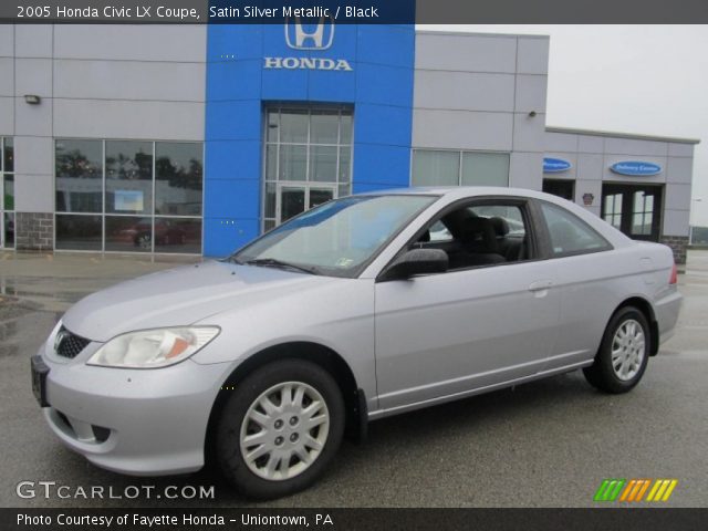 2005 Honda Civic LX Coupe in Satin Silver Metallic