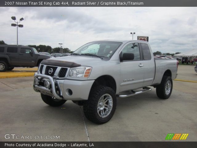 2007 Nissan Titan SE King Cab 4x4 in Radiant Silver