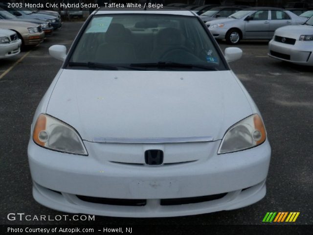 2003 Honda Civic Hybrid Sedan in Taffeta White