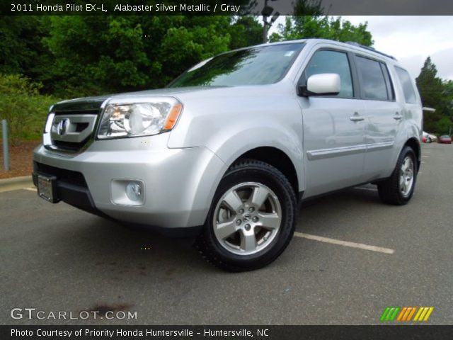 2011 Honda Pilot EX-L in Alabaster Silver Metallic