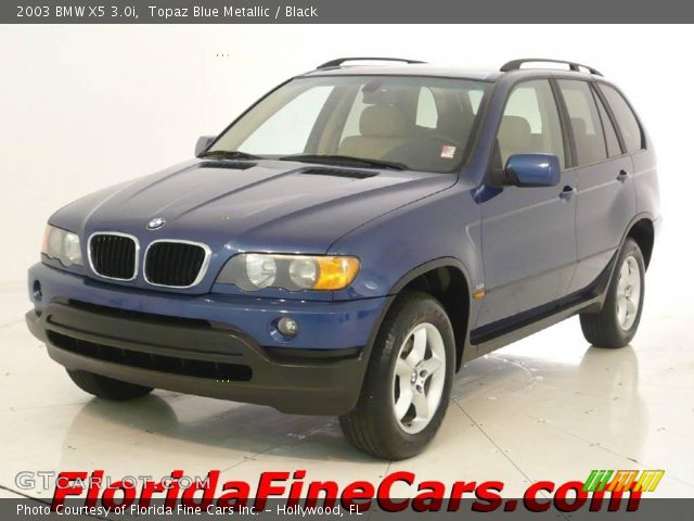 2003 BMW X5 3.0i in Topaz Blue Metallic