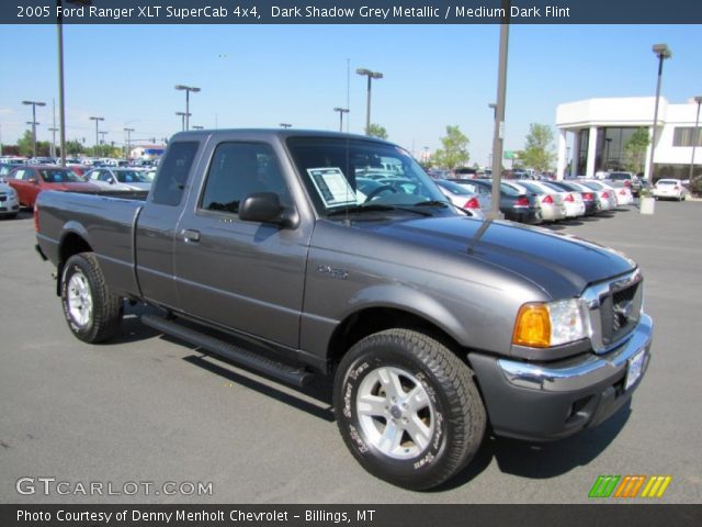 2005 Ford Ranger XLT SuperCab 4x4 in Dark Shadow Grey Metallic