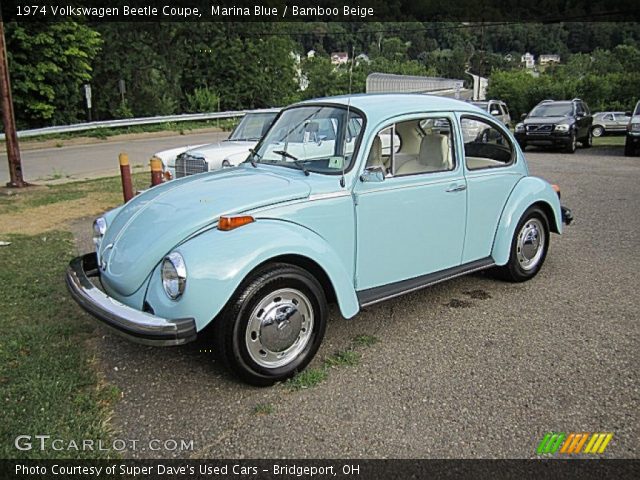 1974 Volkswagen Beetle Coupe in Marina Blue