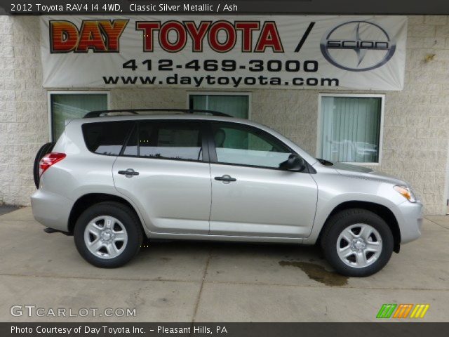 2012 Toyota RAV4 I4 4WD in Classic Silver Metallic