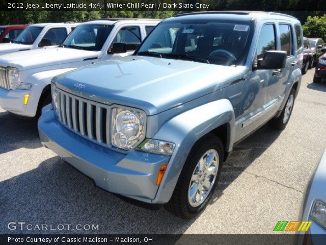 2012 Jeep Liberty Latitude 4x4 in Winter Chill Pearl