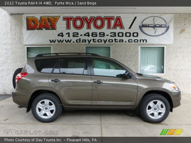 2012 Toyota RAV4 I4 4WD in Pyrite Mica