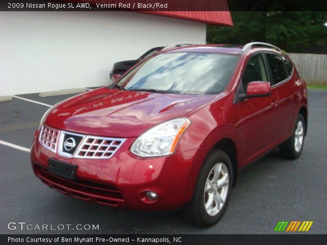 2009 Nissan Rogue SL AWD in Venom Red