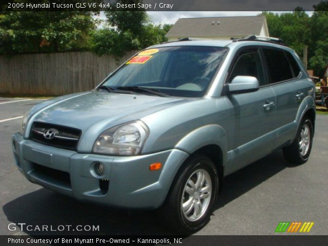 2006 Hyundai Tucson GLS V6 4x4 in Desert Sage