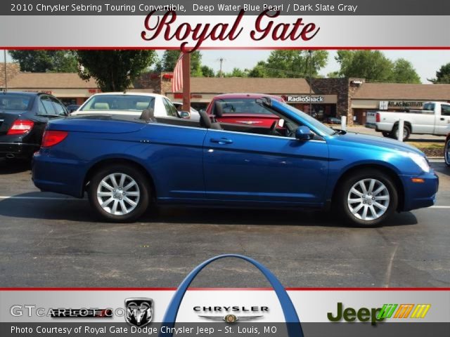 2010 Chrysler Sebring Touring Convertible in Deep Water Blue Pearl