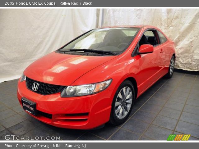 2009 Honda Civic EX Coupe in Rallye Red