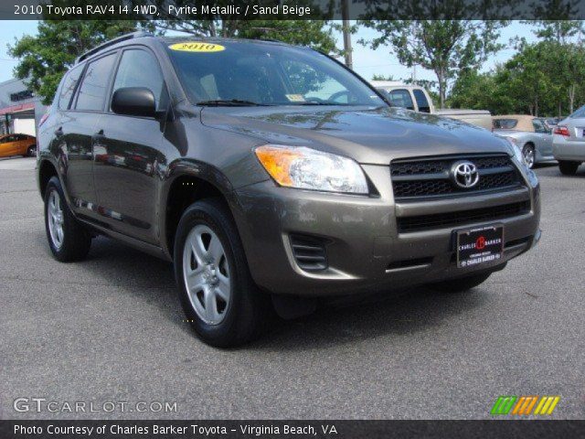 2010 Toyota RAV4 I4 4WD in Pyrite Metallic