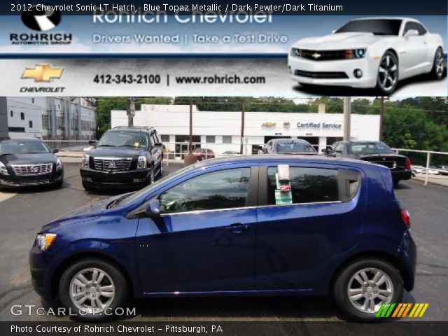 2012 Chevrolet Sonic LT Hatch in Blue Topaz Metallic