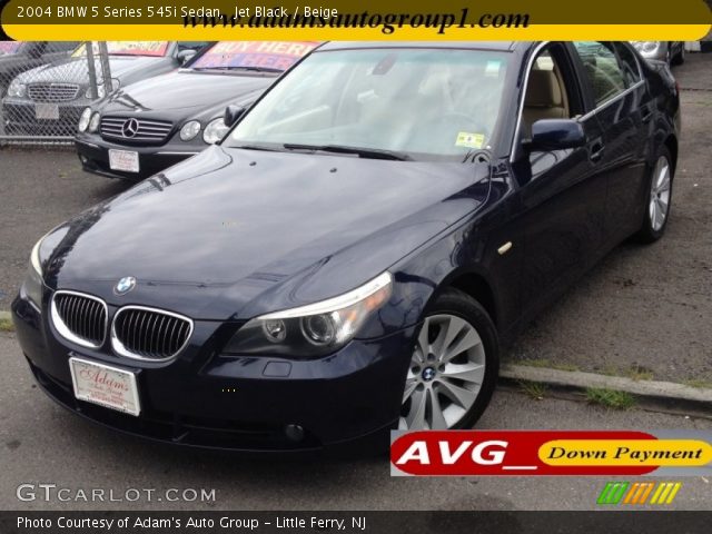 2004 BMW 5 Series 545i Sedan in Jet Black