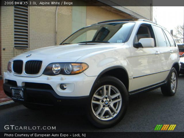 2006 BMW X5 3.0i in Alpine White