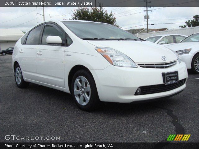 2008 Toyota Prius Hybrid in Super White
