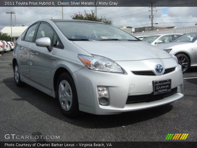 2011 Toyota Prius Hybrid II in Classic Silver Metallic