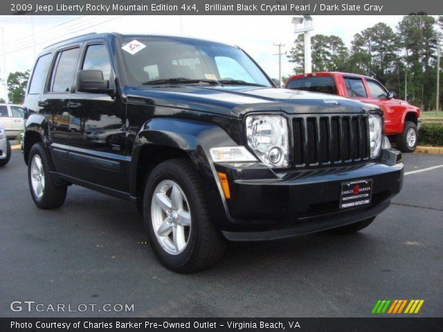 2009 Jeep Liberty Rocky Mountain Edition 4x4 in Brilliant Black Crystal Pearl