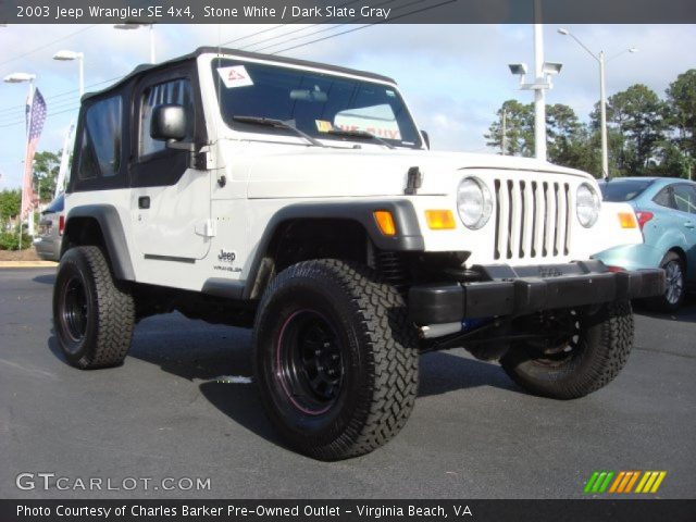 2003 Jeep Wrangler SE 4x4 in Stone White