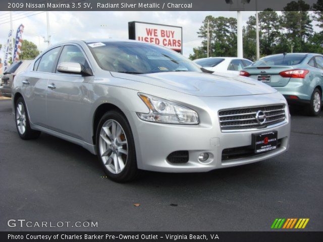 2009 Nissan Maxima 3.5 SV in Radiant Silver Metallic