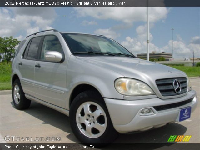 2002 Mercedes-Benz ML 320 4Matic in Brilliant Silver Metallic
