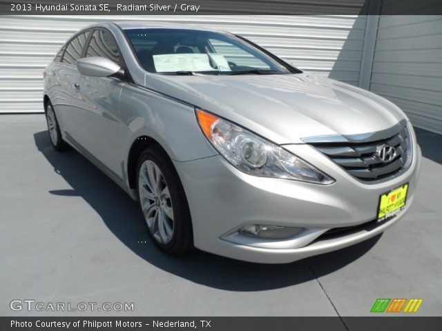 2013 Hyundai Sonata SE in Radiant Silver