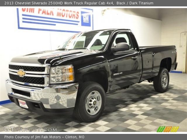 2013 Chevrolet Silverado 2500HD Work Truck Regular Cab 4x4 in Black