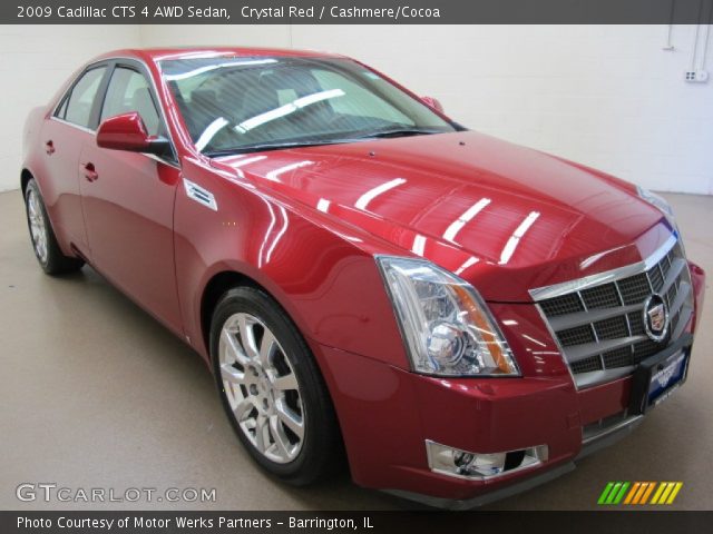 2009 Cadillac CTS 4 AWD Sedan in Crystal Red