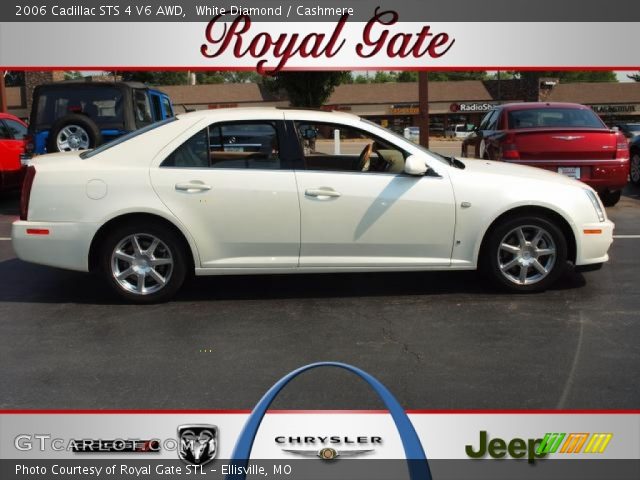 2006 Cadillac STS 4 V6 AWD in White Diamond