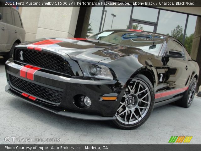 2011 Ford Mustang Shelby GT500 SVT Performance Package Coupe in Ebony Black
