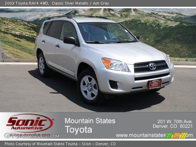 2009 Toyota RAV4 4WD in Classic Silver Metallic