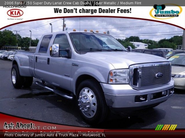 2006 Ford F350 Super Duty Lariat Crew Cab Dually in Silver Metallic