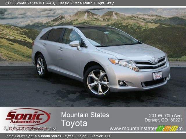 2013 Toyota Venza XLE AWD in Classic Silver Metallic