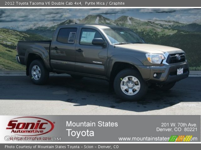 2012 Toyota Tacoma V6 Double Cab 4x4 in Pyrite Mica