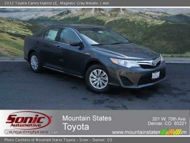 2012 Toyota Camry Hybrid LE in Magnetic Gray Metallic