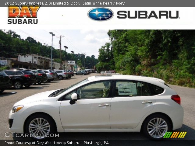 2012 Subaru Impreza 2.0i Limited 5 Door in Satin White Pearl