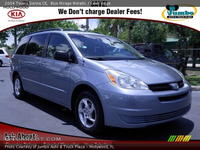 2004 Toyota Sienna CE in Blue Mirage Metallic