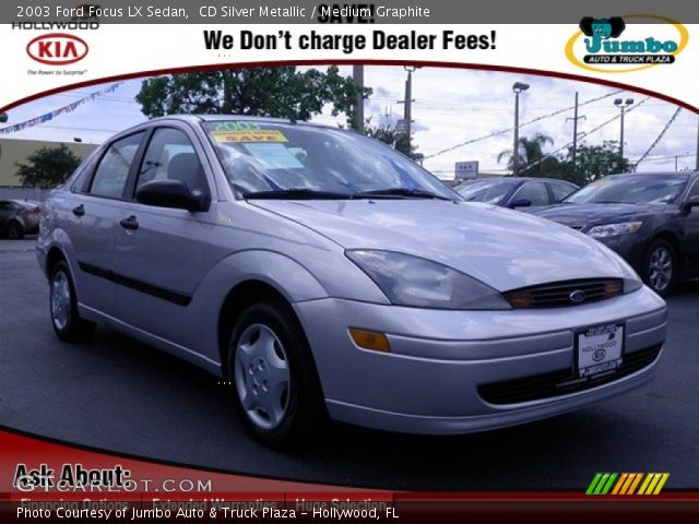 2003 Ford Focus LX Sedan in CD Silver Metallic