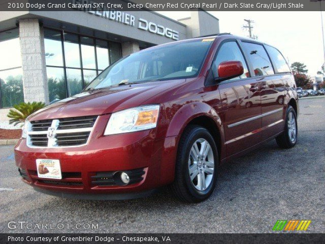2010 Dodge Grand Caravan SXT Crew in Deep Cherry Red Crystal Pearl