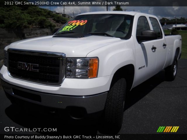 2012 GMC Sierra 2500HD Crew Cab 4x4 in Summit White