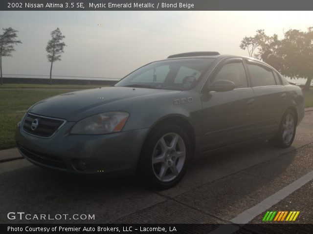 2002 Nissan Altima 3.5 SE in Mystic Emerald Metallic
