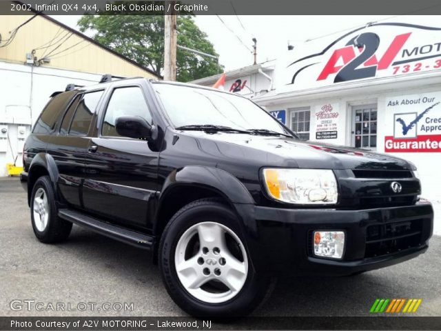 2002 Infiniti QX4 4x4 in Black Obsidian