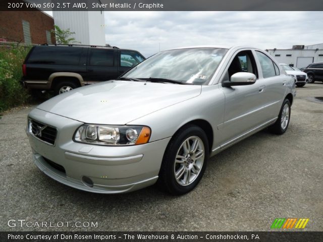 2007 Volvo S60 2.5T AWD in Silver Metallic