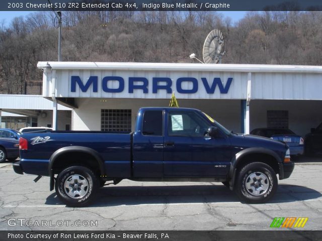 2003 Chevrolet S10 ZR2 Extended Cab 4x4 in Indigo Blue Metallic