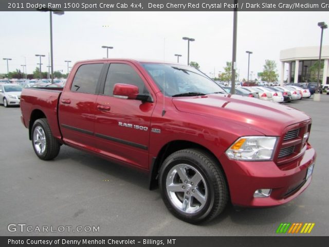 2011 Dodge Ram 1500 Sport Crew Cab 4x4 in Deep Cherry Red Crystal Pearl