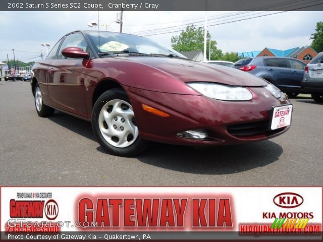 2002 Saturn S Series SC2 Coupe in Cranberry