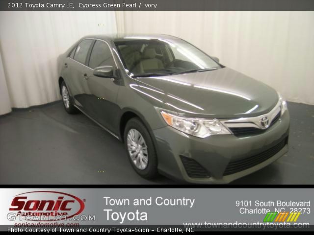 2012 Toyota Camry LE in Cypress Green Pearl