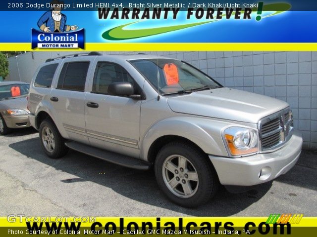 2006 Dodge Durango Limited HEMI 4x4 in Bright Silver Metallic