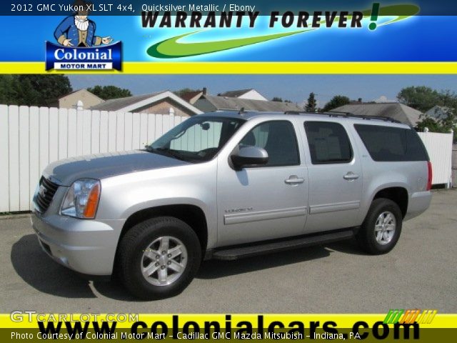 2012 GMC Yukon XL SLT 4x4 in Quicksilver Metallic